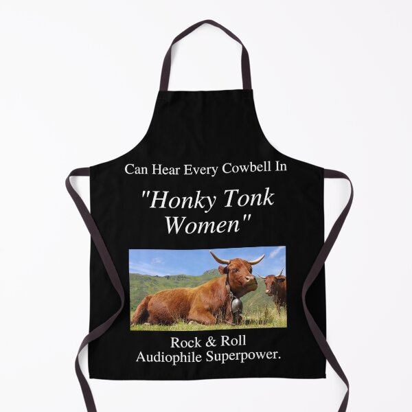 Item preview, Rock And Roll Audiophile Hear Every Cowbell Honky Tonk Women 01 White Text designed and sold by TWMBDesigns.