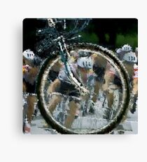 Cycling Canvas Print