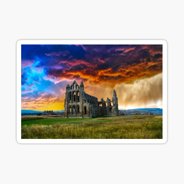 Item preview, Whitby Abbey Storm Clouds designed and sold by Alisonchambers2.