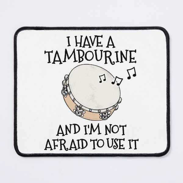 Item preview, Church Tambourine Funny Tambourinist Christian Musician designed and sold by doodlerob.