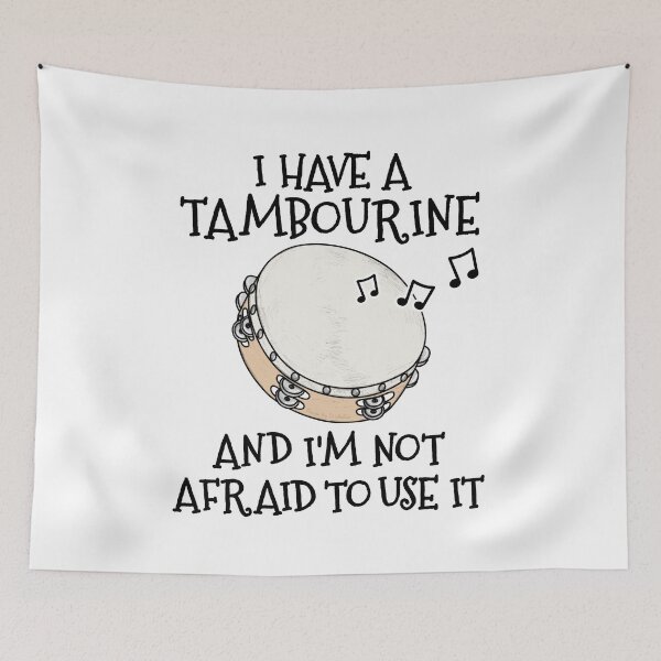 Item preview, Church Tambourine Funny Tambourinist Christian Musician designed and sold by doodlerob.
