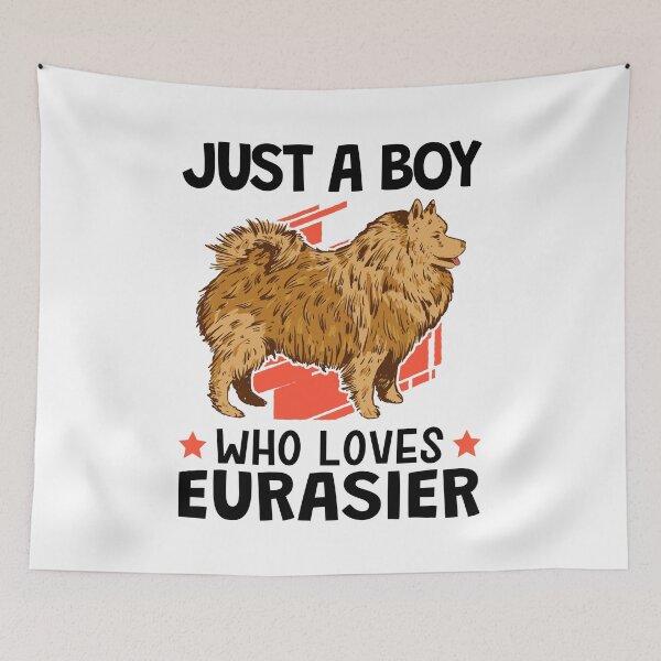 Item preview, Only one Eurasian boy loves Eurasian Dog designed and sold by madgrfx.
