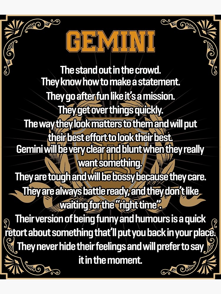 Gemini Facts Zodiac Sign Awesome