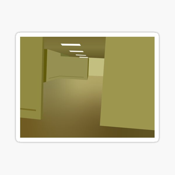 Item preview, Backrooms liminal spaces artwork designed and sold by ItsMemeMachine.