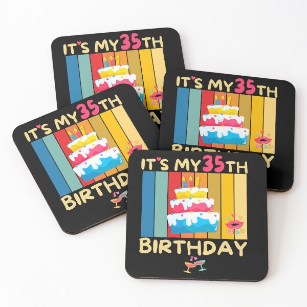 Item preview, It's My 35th Birthday Years with Bday Sweetie Cake designed and sold by CoolCreative.