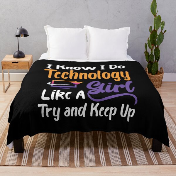 Item preview, Girl who loves technology, Funny quotes design or sarcastic designed and sold by Mac Store.