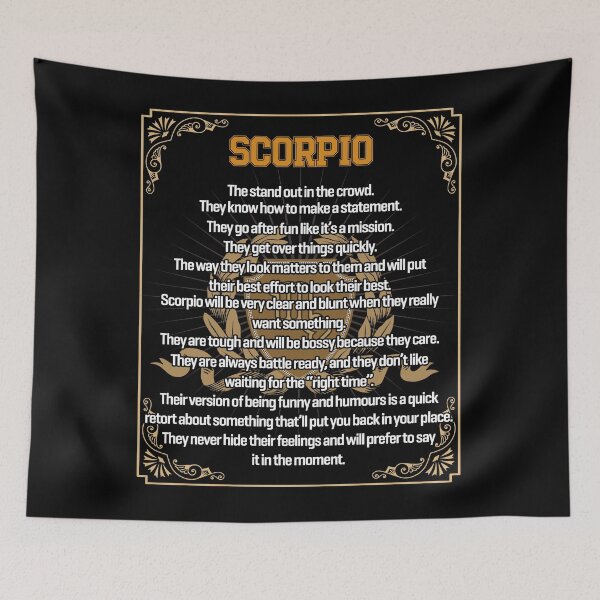 Item preview, Scorpio Facts Zodiac Sign Awesome designed and sold by hoangtrongkhiem.