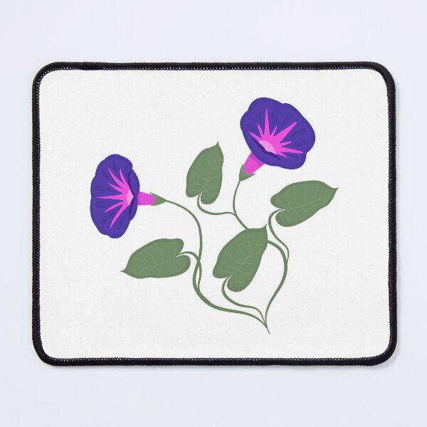 Item preview, Two morning glories, colorful illustration designed and sold by OM-lova.