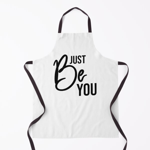 Item preview, JUST BE YOU Black with White Shadow - Positive Affirmations designed and sold by VintageEmpire.