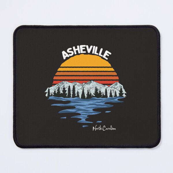 Item preview, Asheville North Carolina NC Retro Sunset designed and sold by MrEddie10.