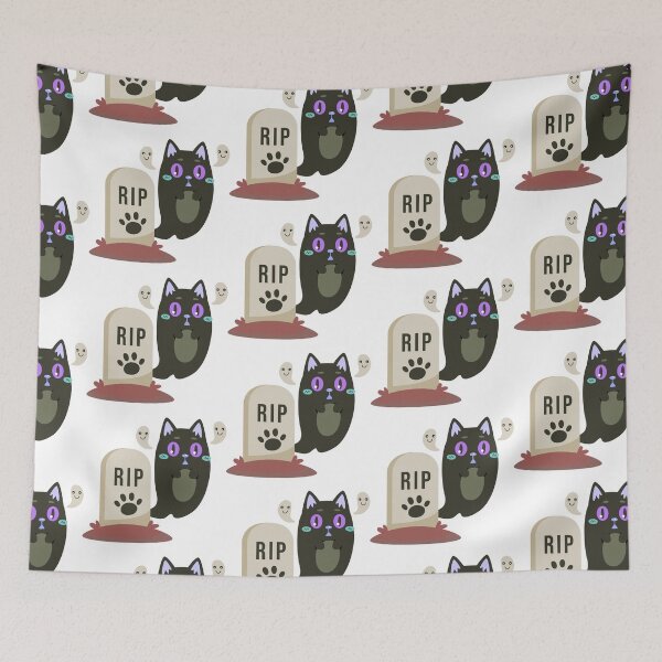 Item preview, Cat RIP Halloween designed and sold by Meditanacor.