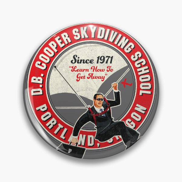 Item preview, DB Cooper Skydiving School designed and sold by Alema Art.