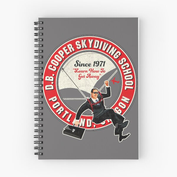 Item preview, DB Cooper Skydiving School designed and sold by Alema Art.