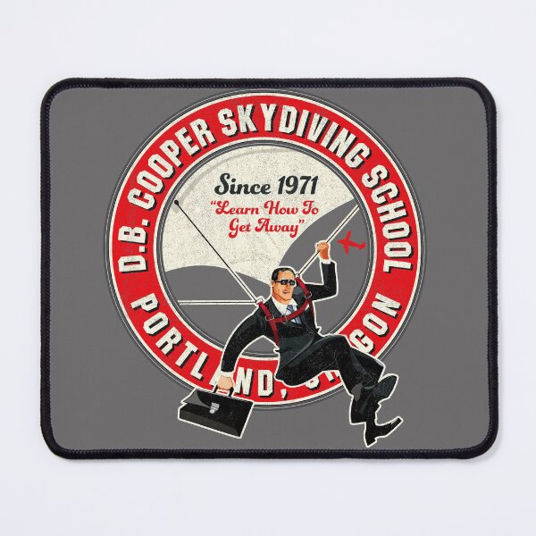 Item preview, DB Cooper Skydiving School designed and sold by Alema Art.