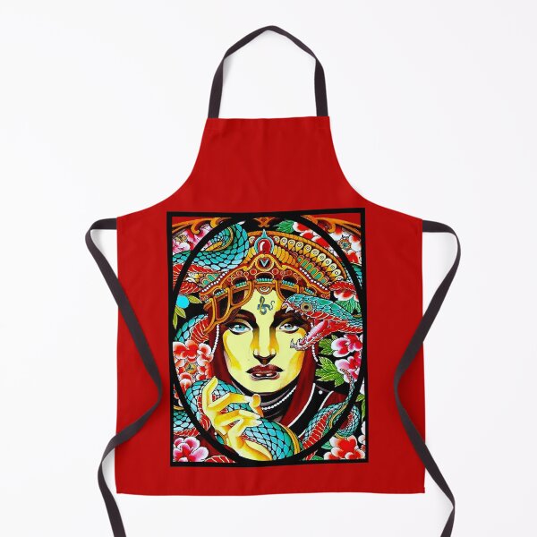 Item preview, TATTOOED LADY : Vintage With Snakes and Flowers Print designed and sold by posterbobs.