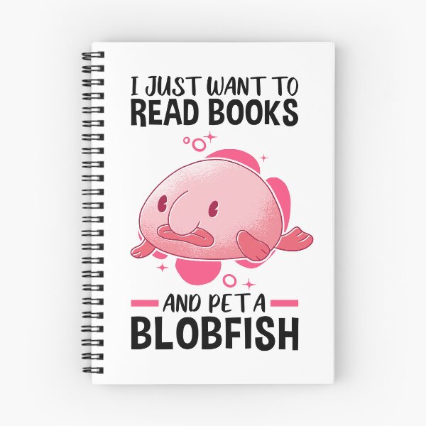 Item preview, Books and Blobfish Ugly Fish Meme designed and sold by madgrfx.