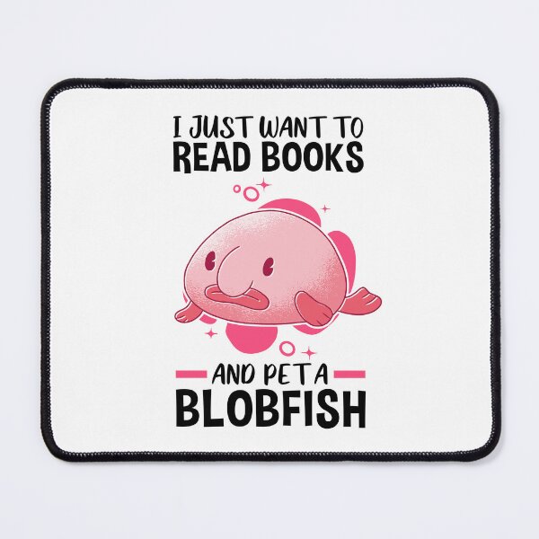Item preview, Books and Blobfish Ugly Fish Meme designed and sold by madgrfx.