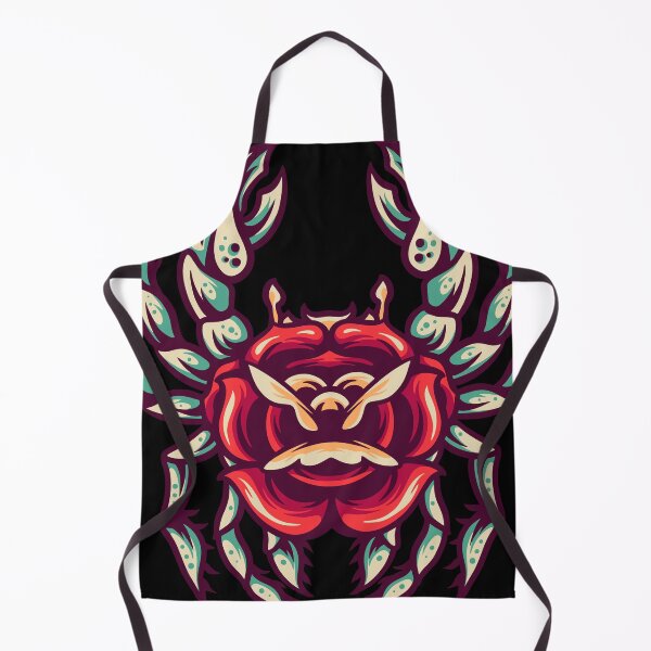 Item preview, Crab Flowers Retro Illustration designed and sold by STR Graphs.