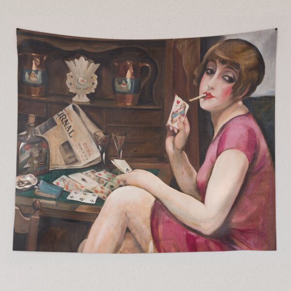Item preview, Queen of Hearts Portrait of Lili by Gerda Wegener designed and sold by Vintage Wall Art.