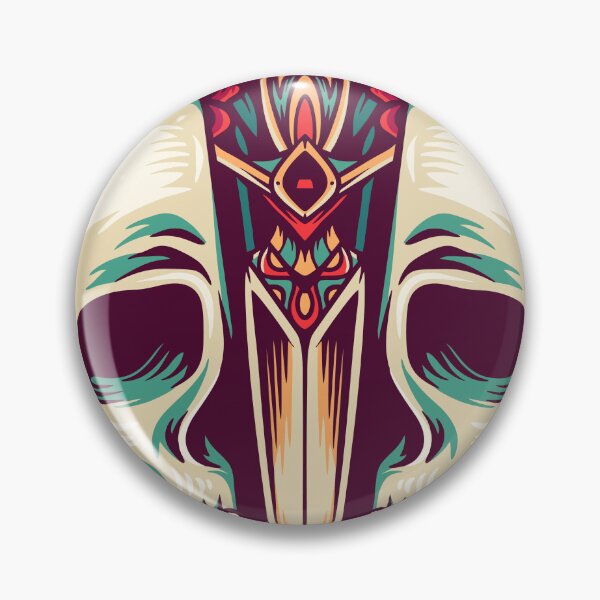 Item preview, Broken Skull And Knife Retro Illustration designed and sold by STR Graphs.