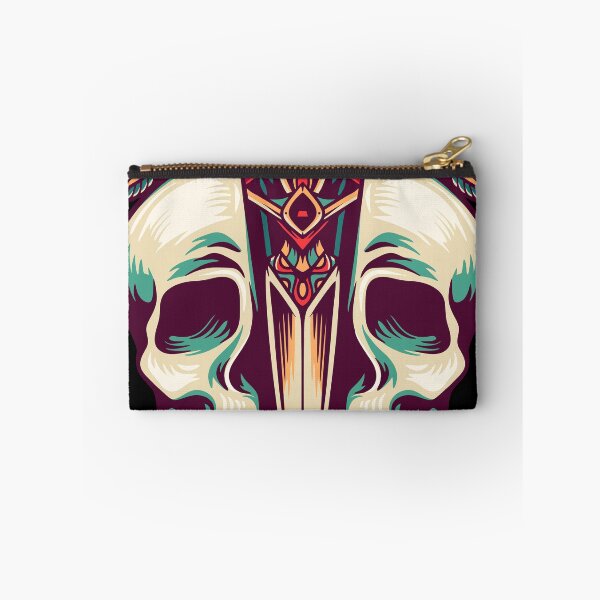 Item preview, Broken Skull And Knife Retro Illustration designed and sold by STR Graphs.