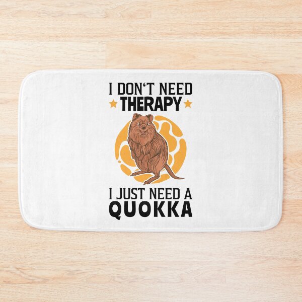 Item preview, Quokka is my therapy Australian marsupial designed and sold by madgrfx.