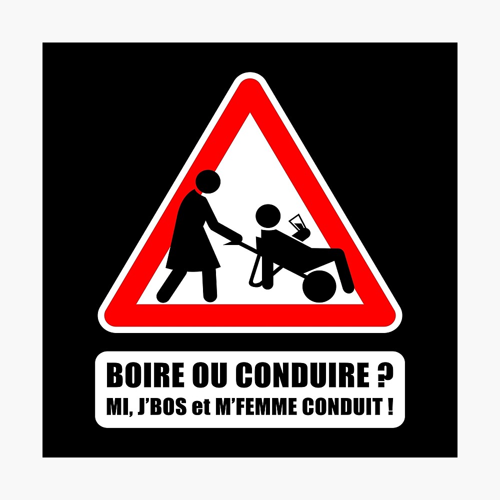 Drink Or Drive Poster By Humour Chti Redbubble