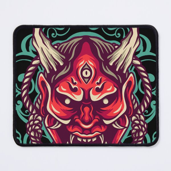 Item preview, Devil Mask Retro Illustration designed and sold by STR Graphs.