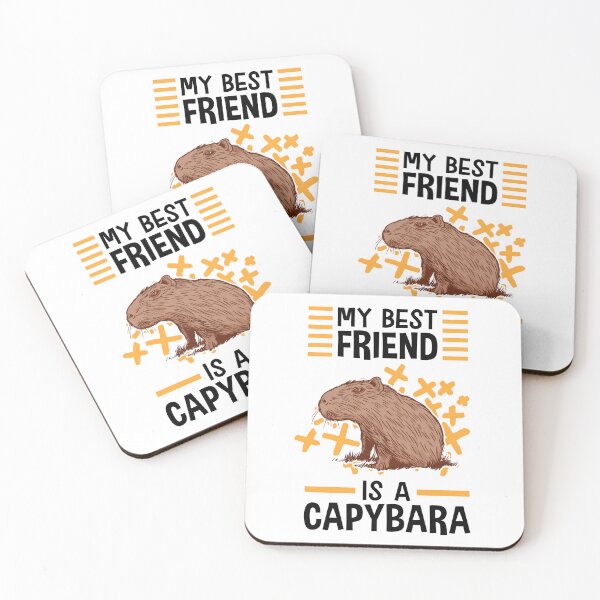 Item preview, Capybara is my best friend capybara designed and sold by madgrfx.