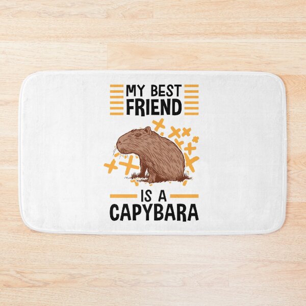 Item preview, Capybara is my best friend capybara designed and sold by madgrfx.