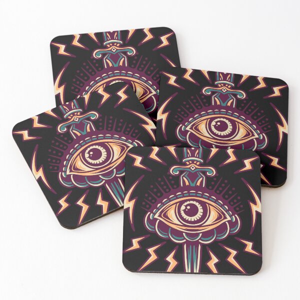 Item preview, Eye And Knife Retro Illustration designed and sold by STR Graphs.
