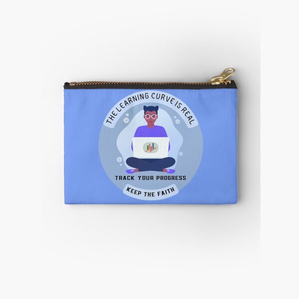 Item preview, The Learning Curve is Real – Tracking Progress & Keeping the Faith  designed and sold by ShopWithLeslie.