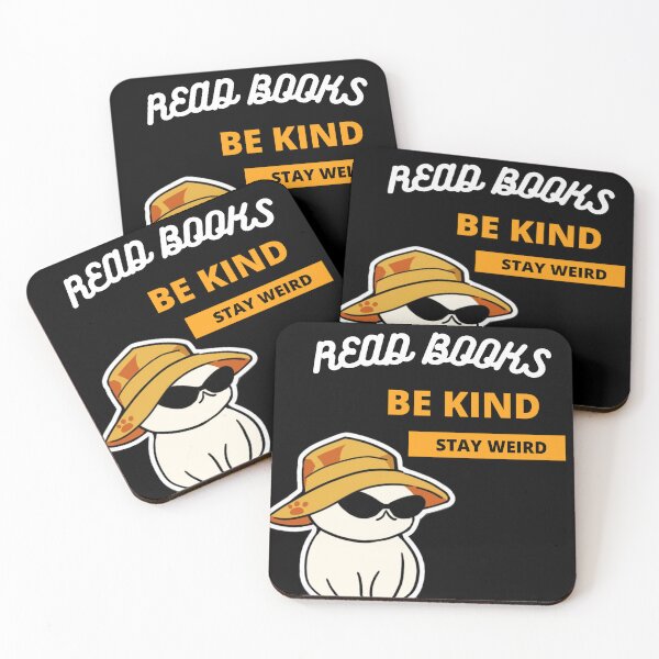 Item preview, Read Books Be Kind Stay Weird Blue Quote designed and sold by Ivy-si.