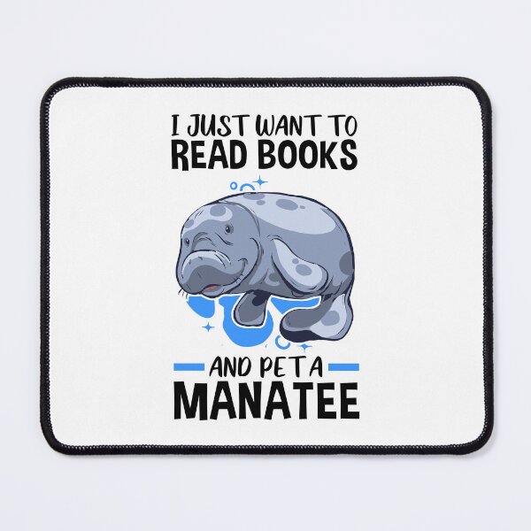 Item preview, Read books and pet manatee marine mammals designed and sold by madgrfx.