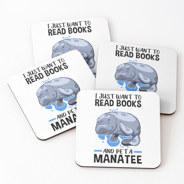 Item preview, Read books and pet manatee marine mammals designed and sold by madgrfx.