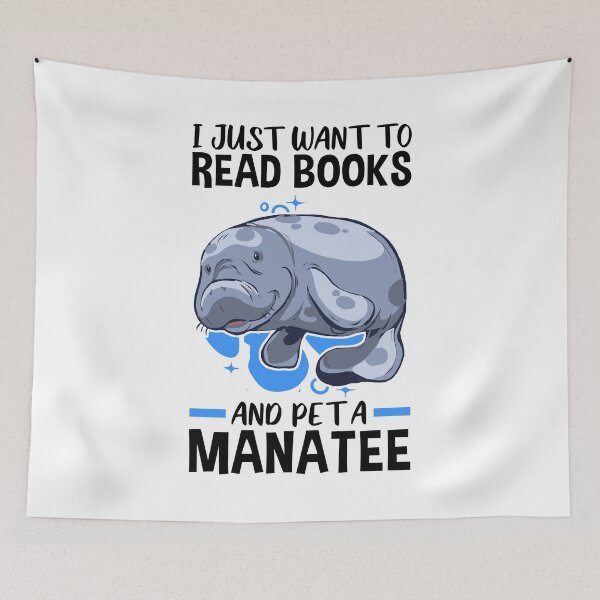 Item preview, Read books and pet manatee marine mammals designed and sold by madgrfx.
