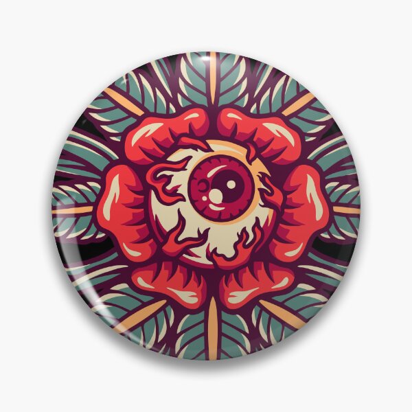 Item preview, Eye Flowers Retro Illustration designed and sold by STR Graphs.