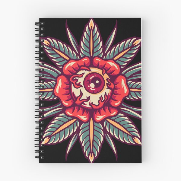 Item preview, Eye Flowers Retro Illustration designed and sold by STR Graphs.