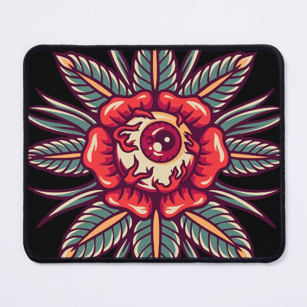 Item preview, Eye Flowers Retro Illustration designed and sold by STR Graphs.
