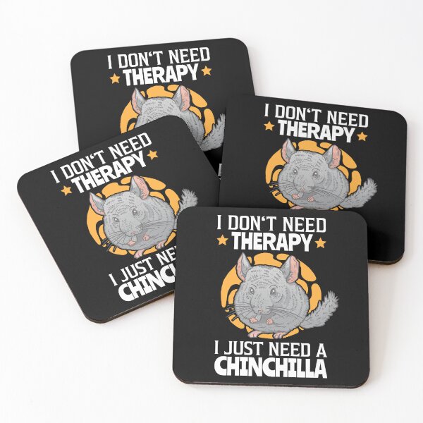 Item preview, Chinchilla are my therapy dust bunny rodent designed and sold by madgrfx.