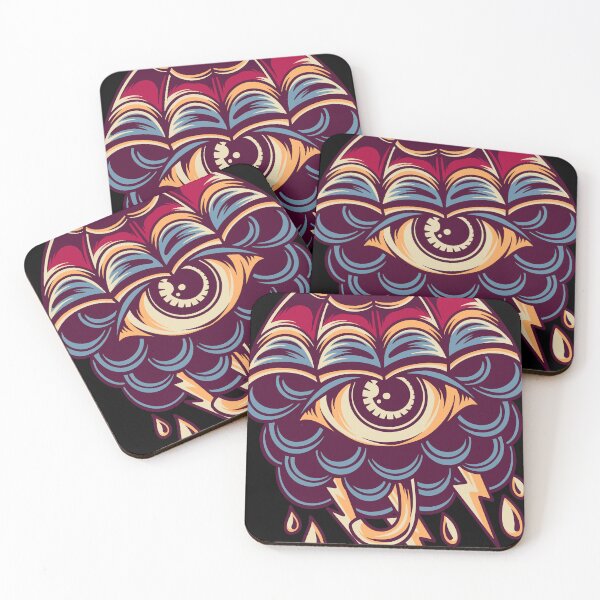 Item preview, Eye Umbrella Retro Illustration designed and sold by STR Graphs.