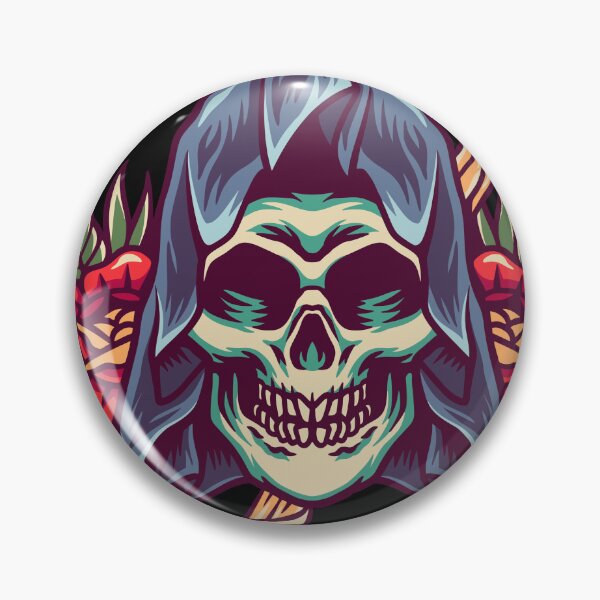 Item preview, Grim Reaper Retro Illustration designed and sold by STR Graphs.