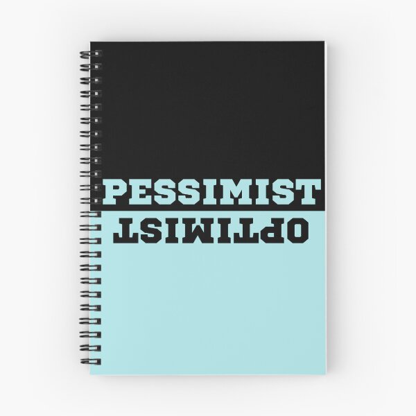 Item preview, Pessimist and Optimist designed and sold by foreverfictionl.
