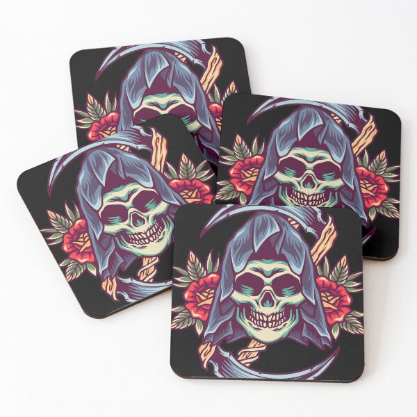 Item preview, Grim Reaper Retro Illustration designed and sold by STR Graphs.