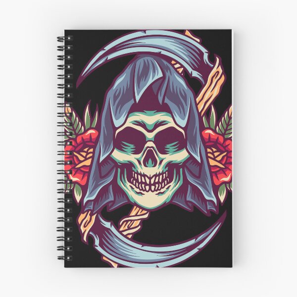 Item preview, Grim Reaper Retro Illustration designed and sold by STR Graphs.