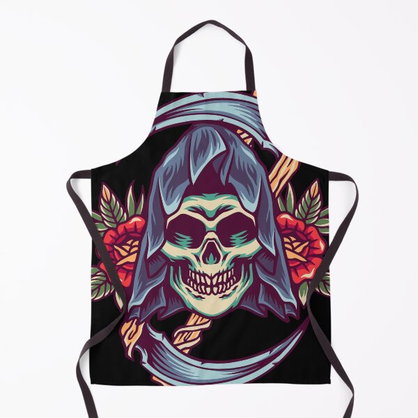 Item preview, Grim Reaper Retro Illustration designed and sold by STR Graphs.