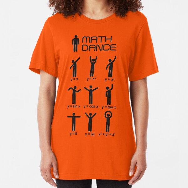 Math dance! Slim Fit T-Shirt