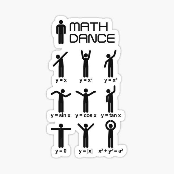 Math dance! Sticker