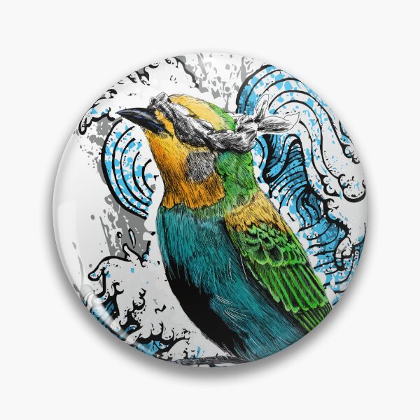 Item preview, Multicolored Tanager, an endemic and vulnerable bird in Colombian forests designed and sold by plumasycantos.
