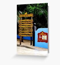 Welcome to Labadee Greeting Card